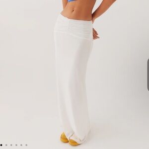 Pepper mayo White Maxi Skirt